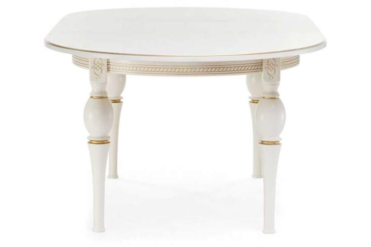 Стол деревянный Авилла молочный / золото-5