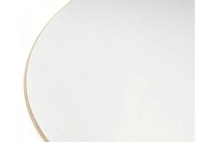 Стол деревянный Авилла молочный / золото-9