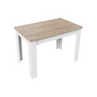Стол деревянный Промо Тип 4 белый / дуб сонома светлый