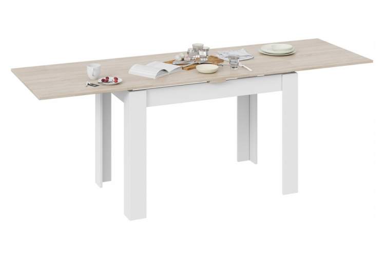 Стол деревянный Промо Тип 4 белый / дуб сонома светлый-4