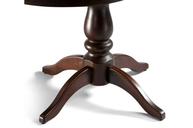 Стол деревянный Сайрус орех темный-9