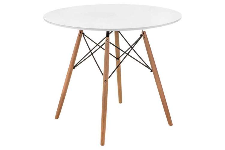 Стол деревянный Table 90 white / wood-1