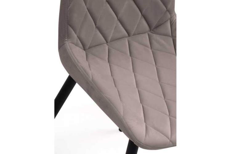 Стул на металлокаркасе Баодин Б/К латте / черный-1