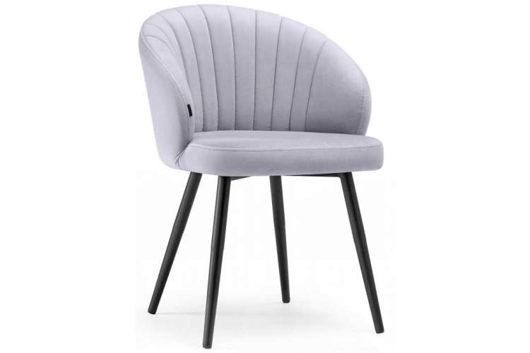 Стул на металлокаркасе Бэнбу velutto 49 / черный