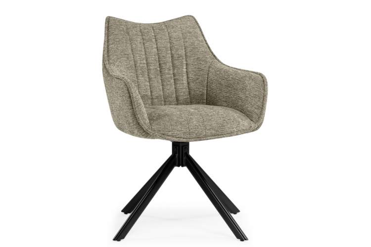 Стул на металлокаркасе Denever beige / black-2