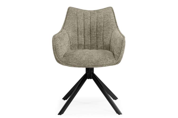 Стул на металлокаркасе Denever beige / black-3