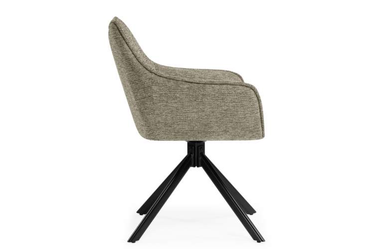 Стул на металлокаркасе Denever beige / black-5