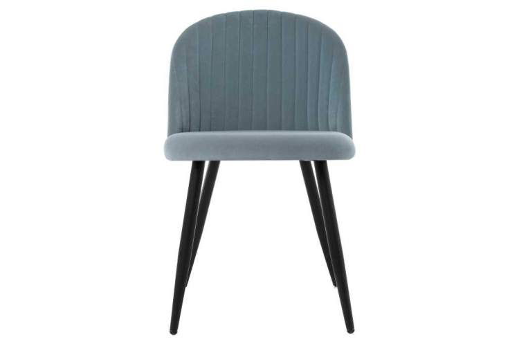 Gabi 1 light blue / black Стул на металлокаркасе-2