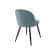 Gabi 1 light blue / black Стул на металлокаркасе