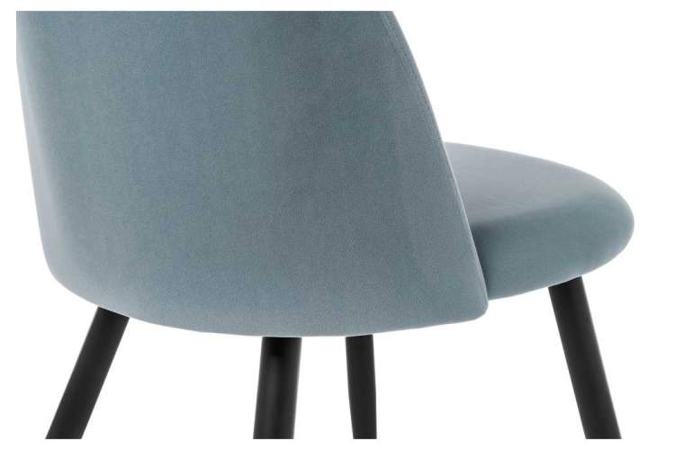 Gabi 1 light blue / black Стул на металлокаркасе-7
