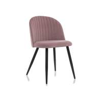 Стул на металлокаркасе Gabi 1 light purple / black Стул на металлокаркасе Gabi 1 light purple / black