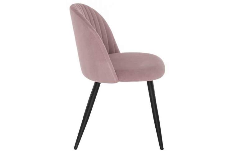 Стул на металлокаркасе Gabi 1 light purple / black-1