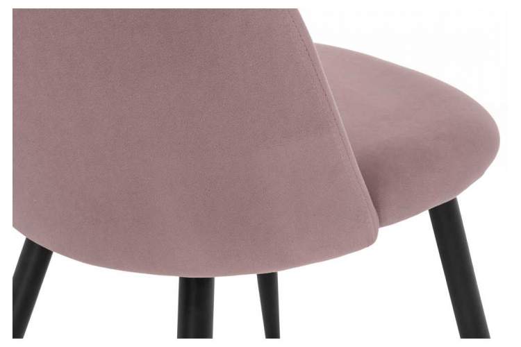 Стул на металлокаркасе Gabi 1 light purple / black-5