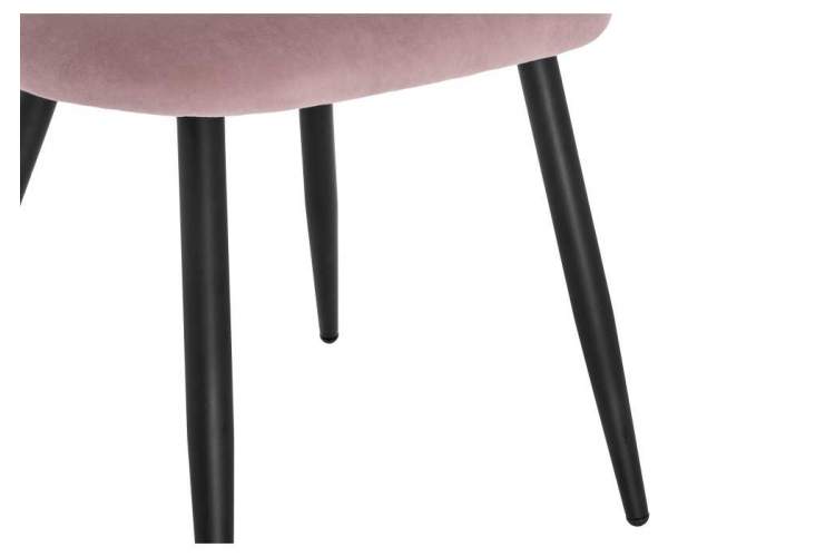 Стул на металлокаркасе Gabi 1 light purple / black-6