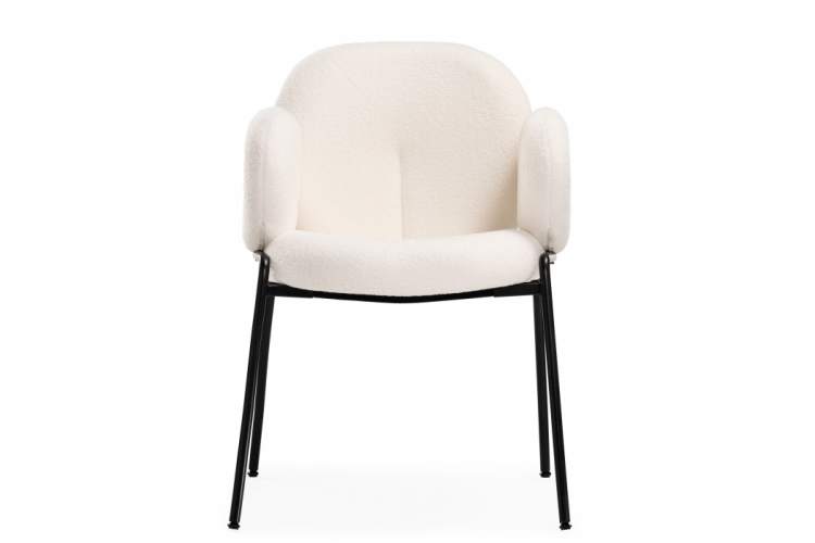 Стул на металлокаркасе Kalipso white / black-4