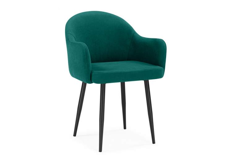 Стул на металлокаркасе Морено velutto 33 / черный