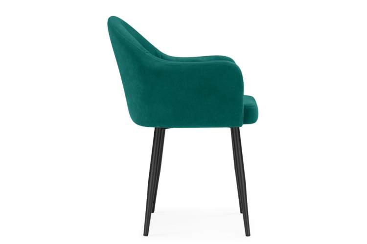 Стул на металлокаркасе Морено velutto 33 / черный-2