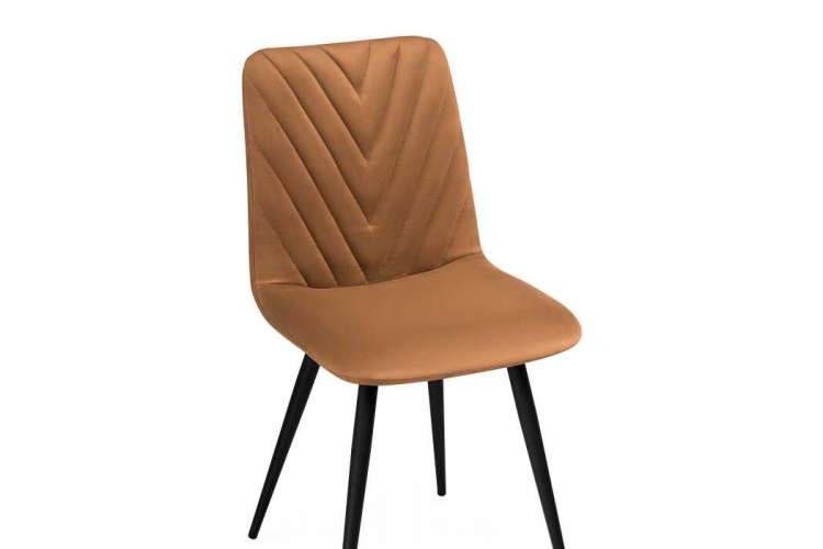 Стул на металлокаркасе Ральф кирпичный / черный-4