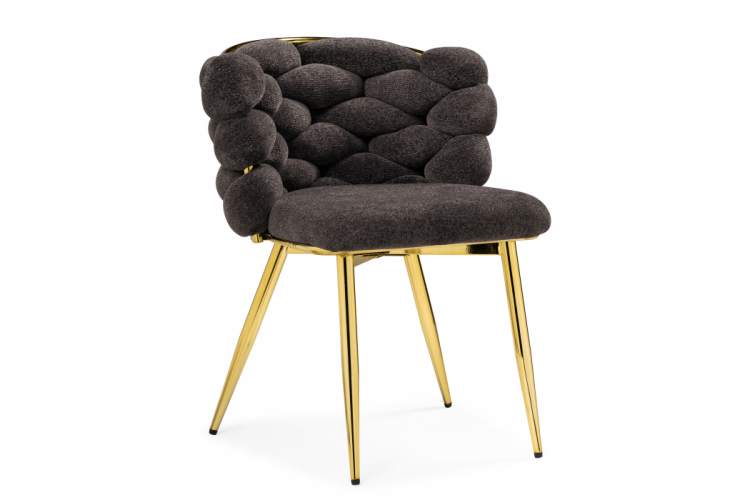 Стул на металлокаркасе на металлокаркасе Rendi gold / gray