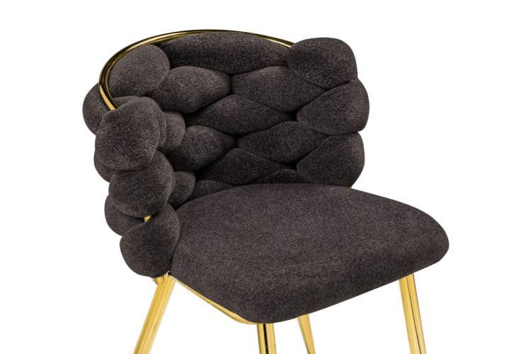 Стул на металлокаркасе на металлокаркасе Rendi gold / gray-5