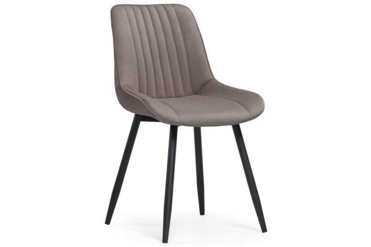 Стул на металлокаркасе на металлокаркасе Седа К латте / черный