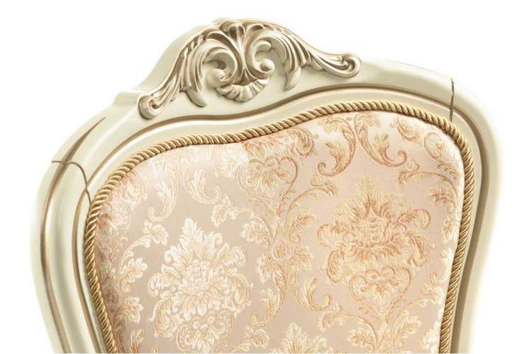 Стул деревянный Руджеро патина золото / бежевый комби-5