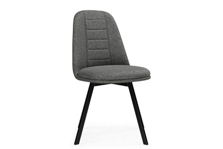 Стул на металлокаркасе Texas 2 светло-серый поворотный / черный-7