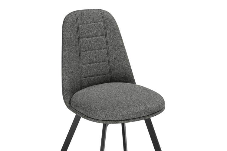 Стул на металлокаркасе Texas 2 светло-серый поворотный / черный-9