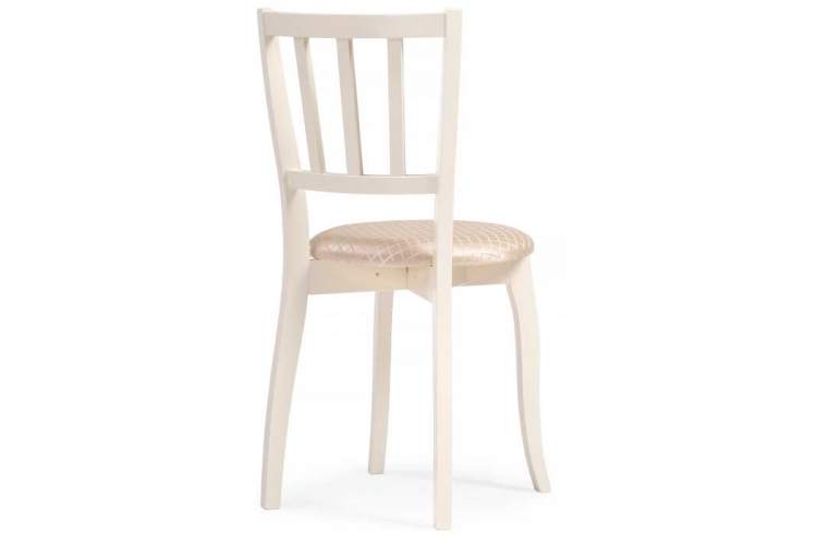 Стул деревянный Айра молочный / ромб-3