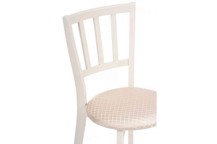 Стул деревянный Айра молочный / ромб-4