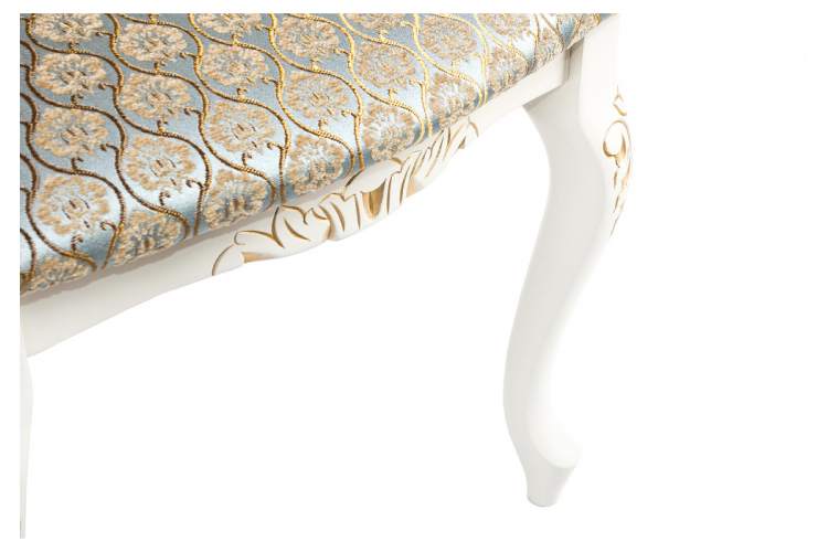 Стул деревянный Adriano 2 молочный с патиной-13