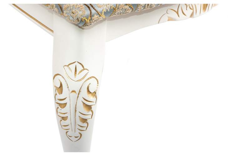 Стул деревянный Adriano 2 молочный с патиной-14