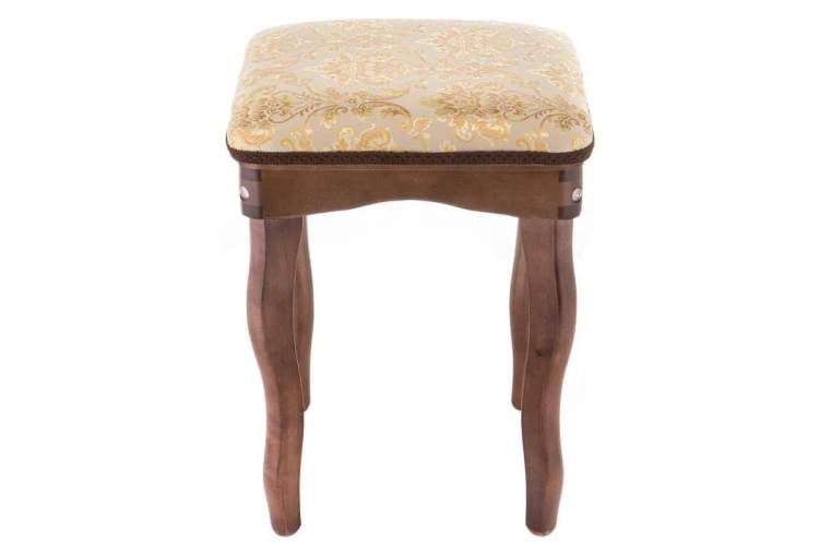 Табурет Орфео орех / бежевый-2