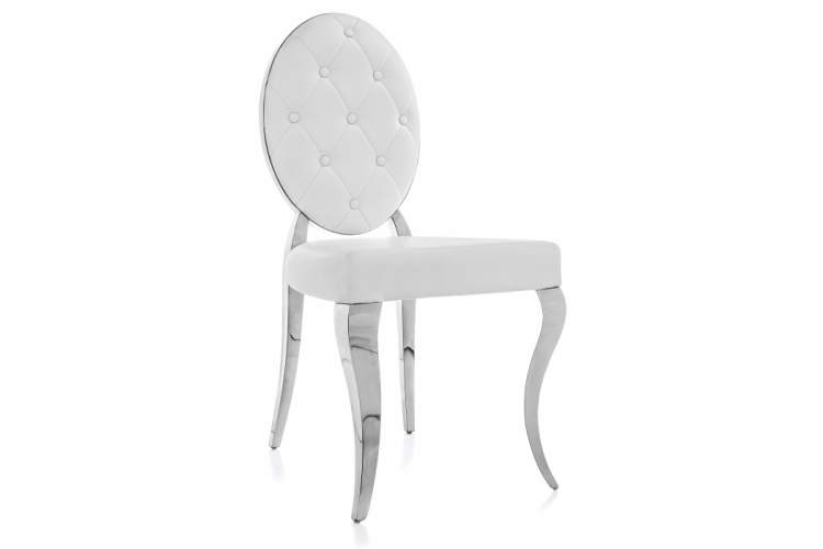 Стул на металлокаркасе Odda белый