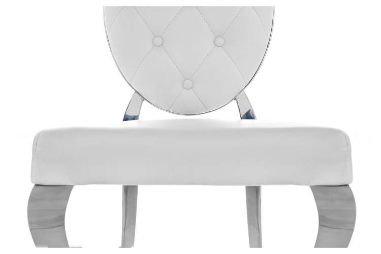 Стул на металлокаркасе Odda белый-4