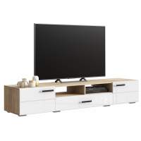 ТВ-тумба Иоги 2.0 сонома / белый глянец