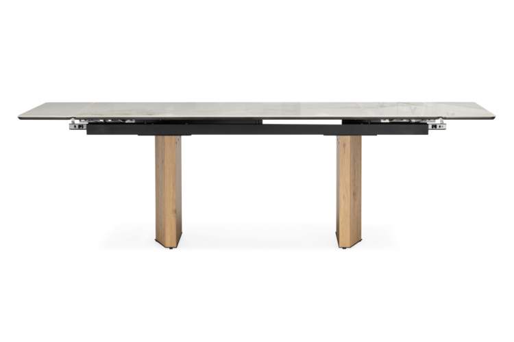 Керамический стол Монерон 200x100 brecha crema elegance / дуб монтана-10