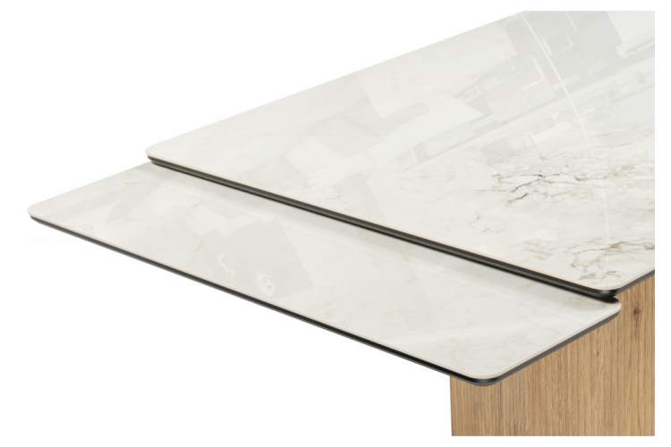 Керамический стол Монерон 200x100 brecha crema elegance / дуб монтана-11