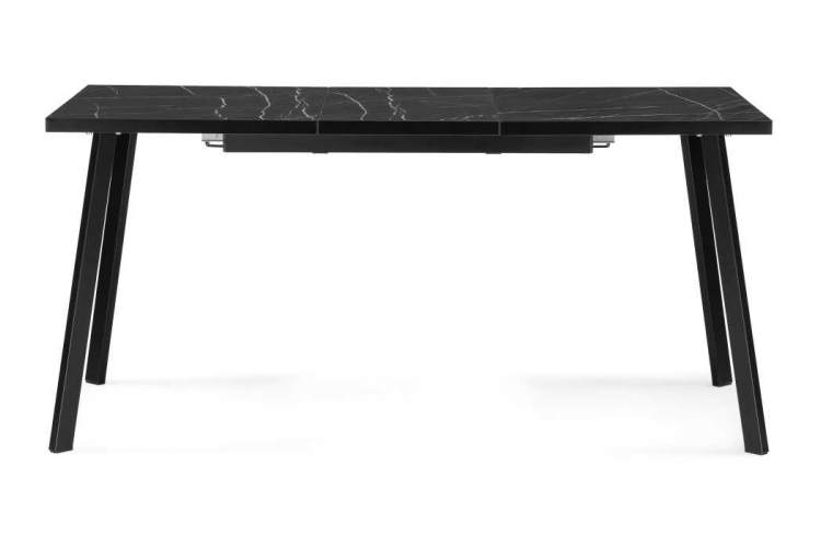 Стол деревянный Цефей 120(160)х75х75 файерстоун / черный матовый-2