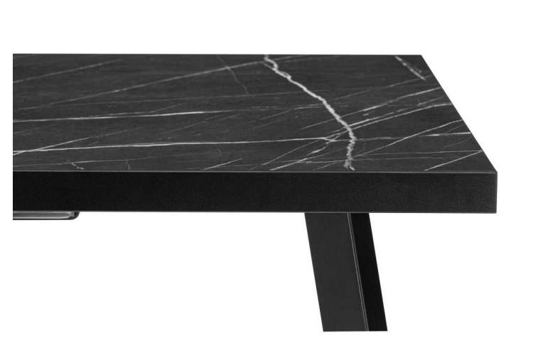 Стол деревянный Цефей 120(160)х75х75 файерстоун / черный матовый-5