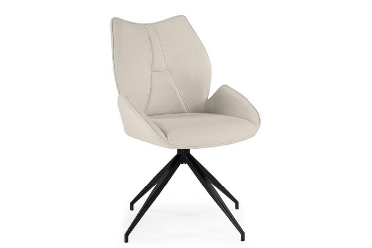 Стул на металлокаркасе Miranda 360 крутящийся beige / black