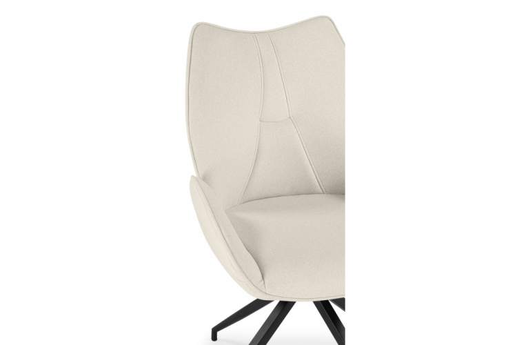 Стул на металлокаркасе Miranda 360 крутящийся beige / black-7