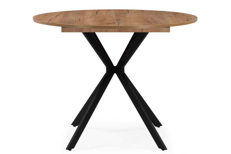 Стол деревянный Орион 90 / 130 дуб крафт золотой / черный матовый-3