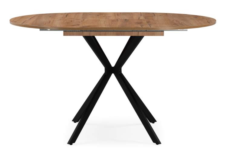 Стол деревянный Орион 90 / 130 дуб крафт золотой / черный матовый-4