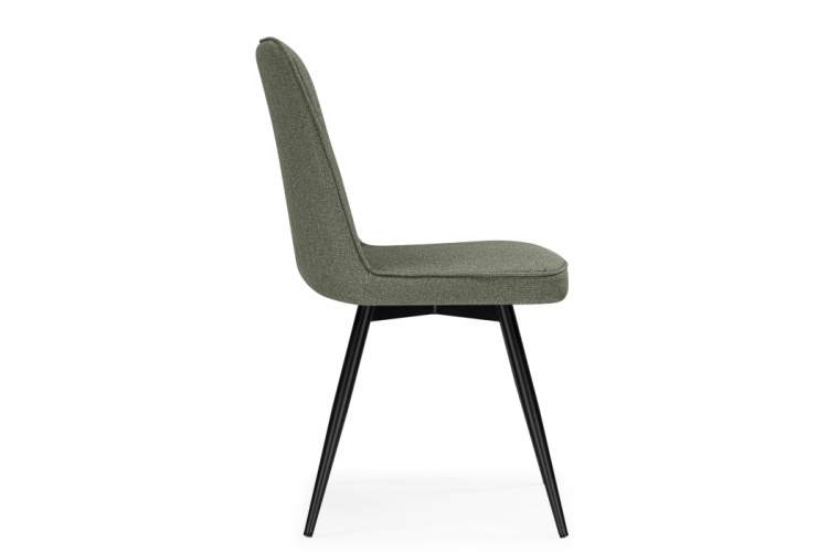 Стул на металлокаркасе Texas 3 поворотный светло-зеленый / черный-6