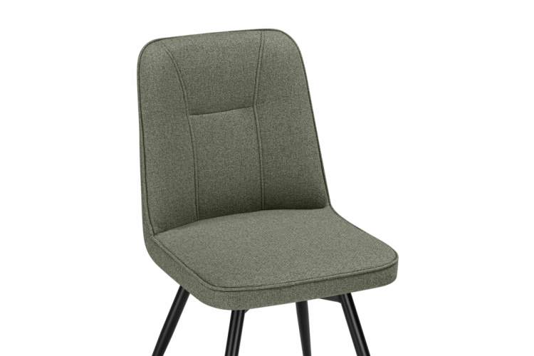 Стул на металлокаркасе Texas 3 поворотный светло-зеленый / черный-9