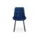 Стул на металлокаркасе Челси П синий (zd 798) / черный