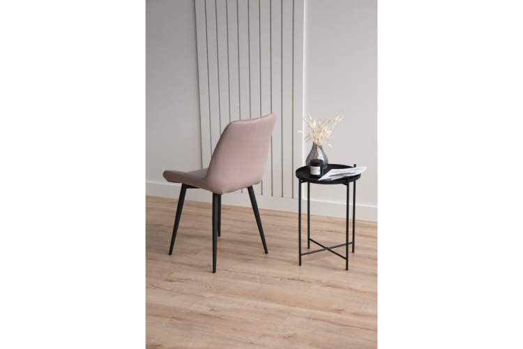 Стул на металлокаркасе Седа 360 латте (zd 290) / черный np-9