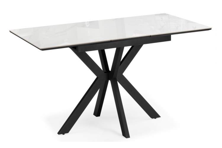 Керамический стол Гардинг 100(130)x70 серый (yb9020022bg) / черный