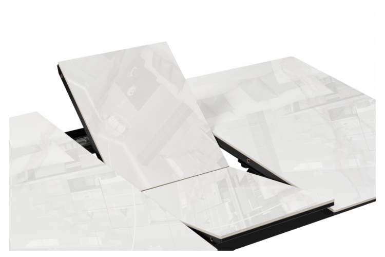 Керамический стол Гардинг 100(130)x70 серый (yb9020022bg) / черный-12